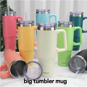 40oz Stainless Hlau Dej Kas fes khob